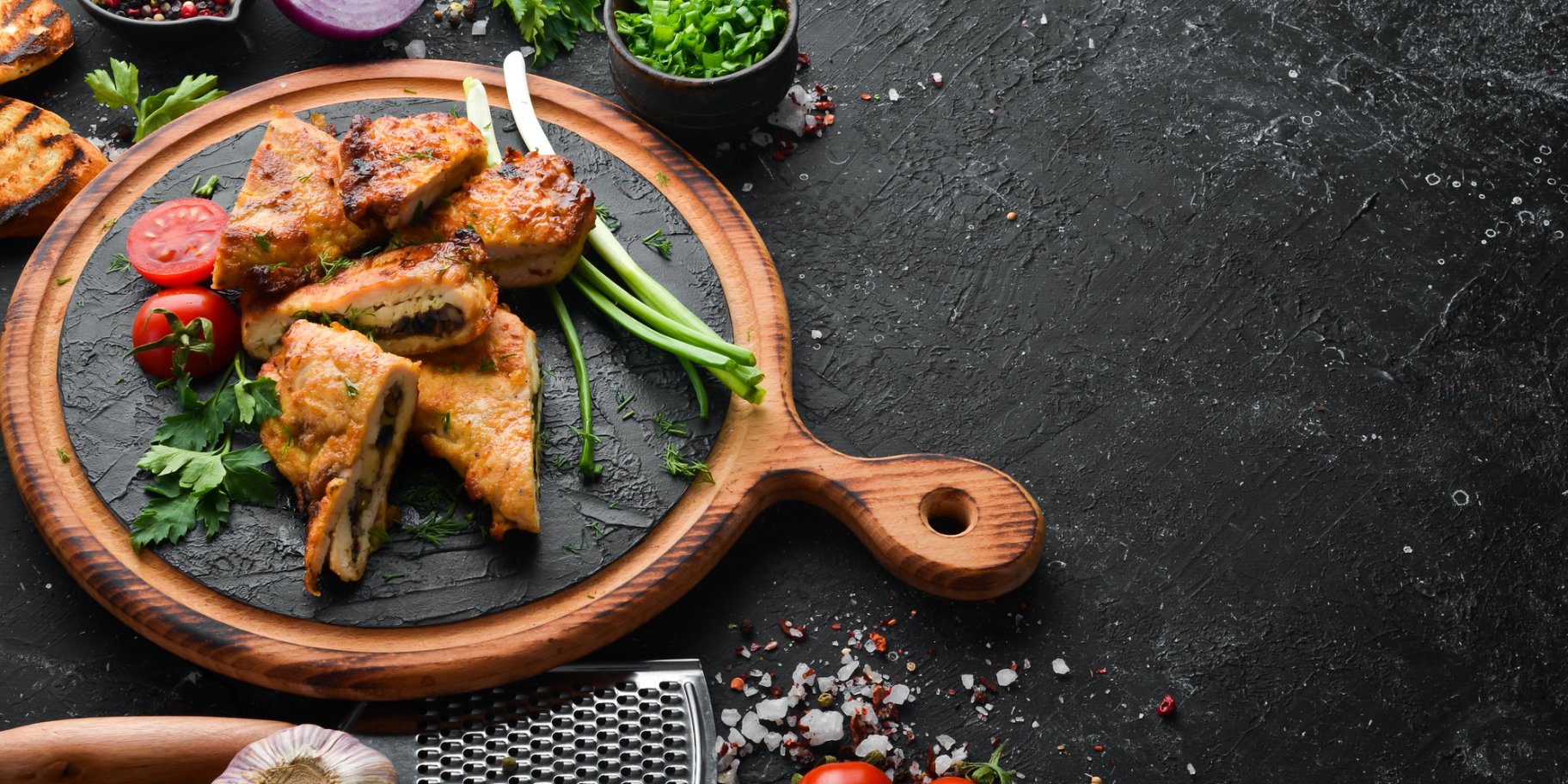 Куряче філе з начинкою Куряче філе з грибною начинкою