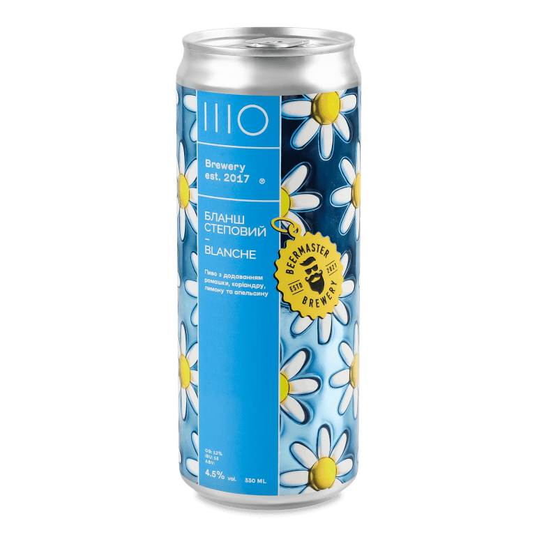 «Бланш Степовий» від SHO Brewery та Beermaster Brewery «Бланш Степовий» від SHO Brewery та Beermaster Brewery